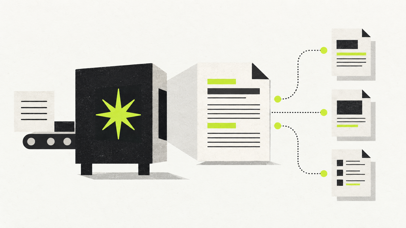 Editorial illustration: The Best AI Blog Post Generator? A 2026 Guide That Ranks