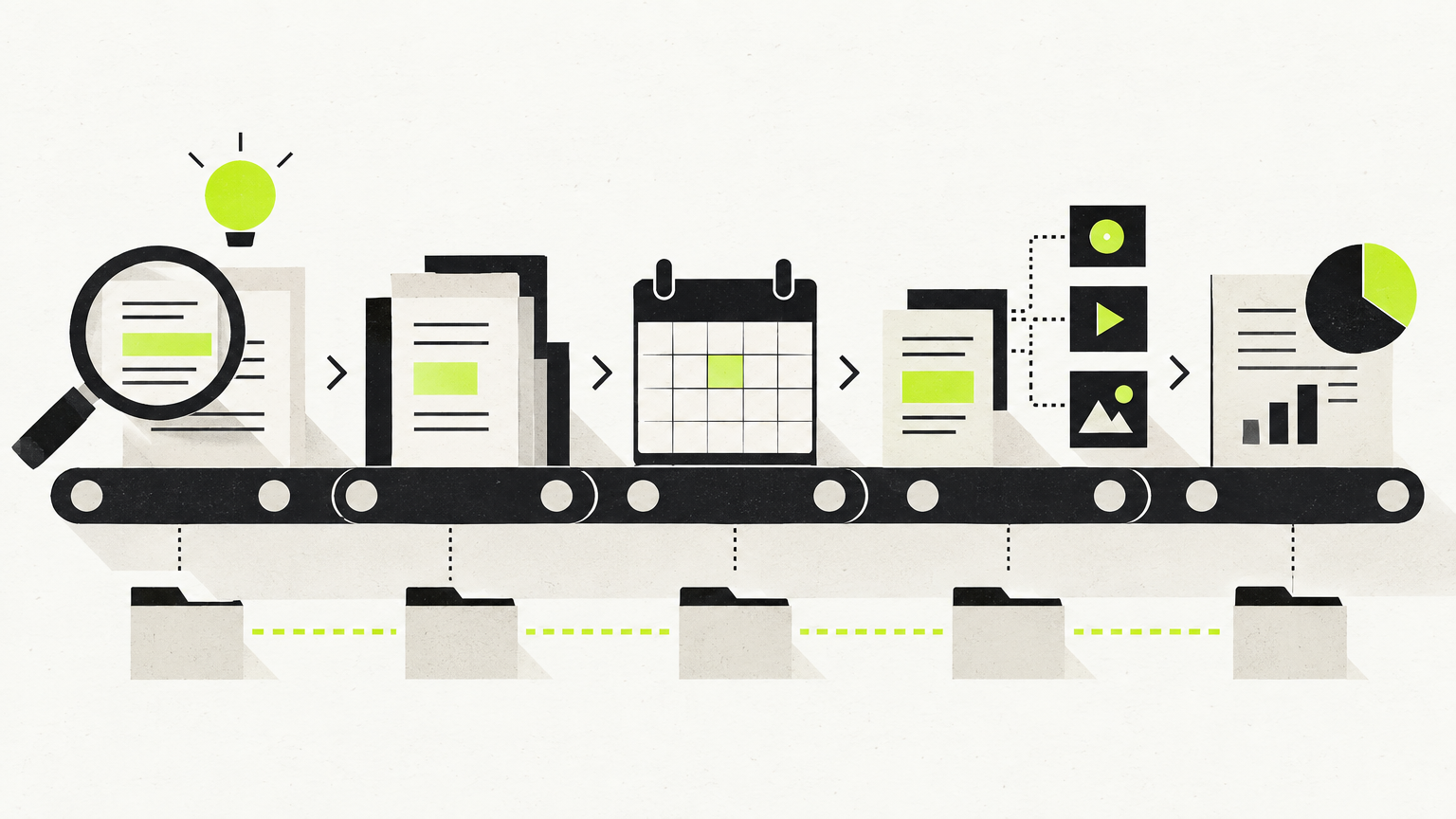 Editorial illustration: 10 Best Content Marketing Automation Tools for 2026 (Full Lifecycle)