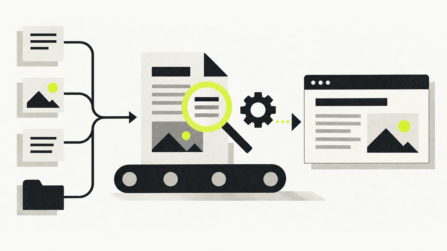 Editorial illustration: How to Automate Webflow CMS Blog Publishing with SEO Best Practices